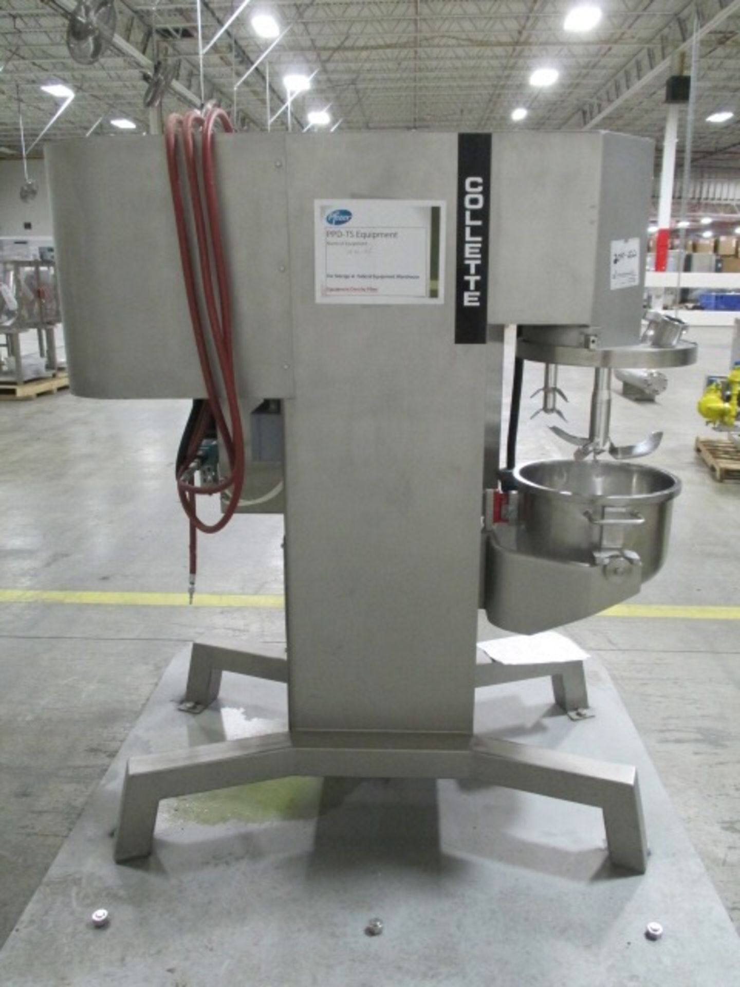 . Collette high shear mixer / granulator Model Gral 25 Stainless steel ...