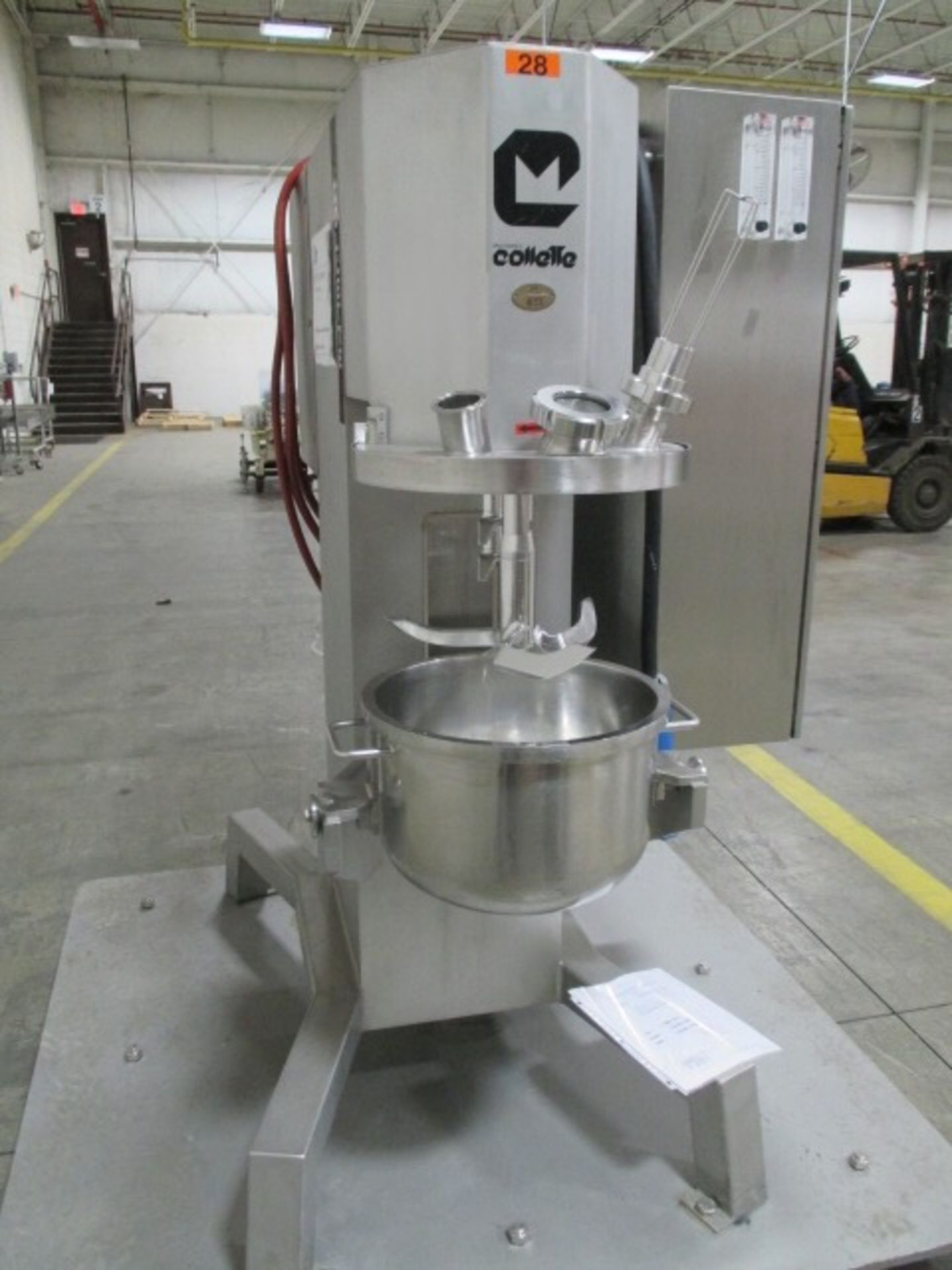 . Collette high shear mixer / granulator Model Gral 25 Stainless steel ...