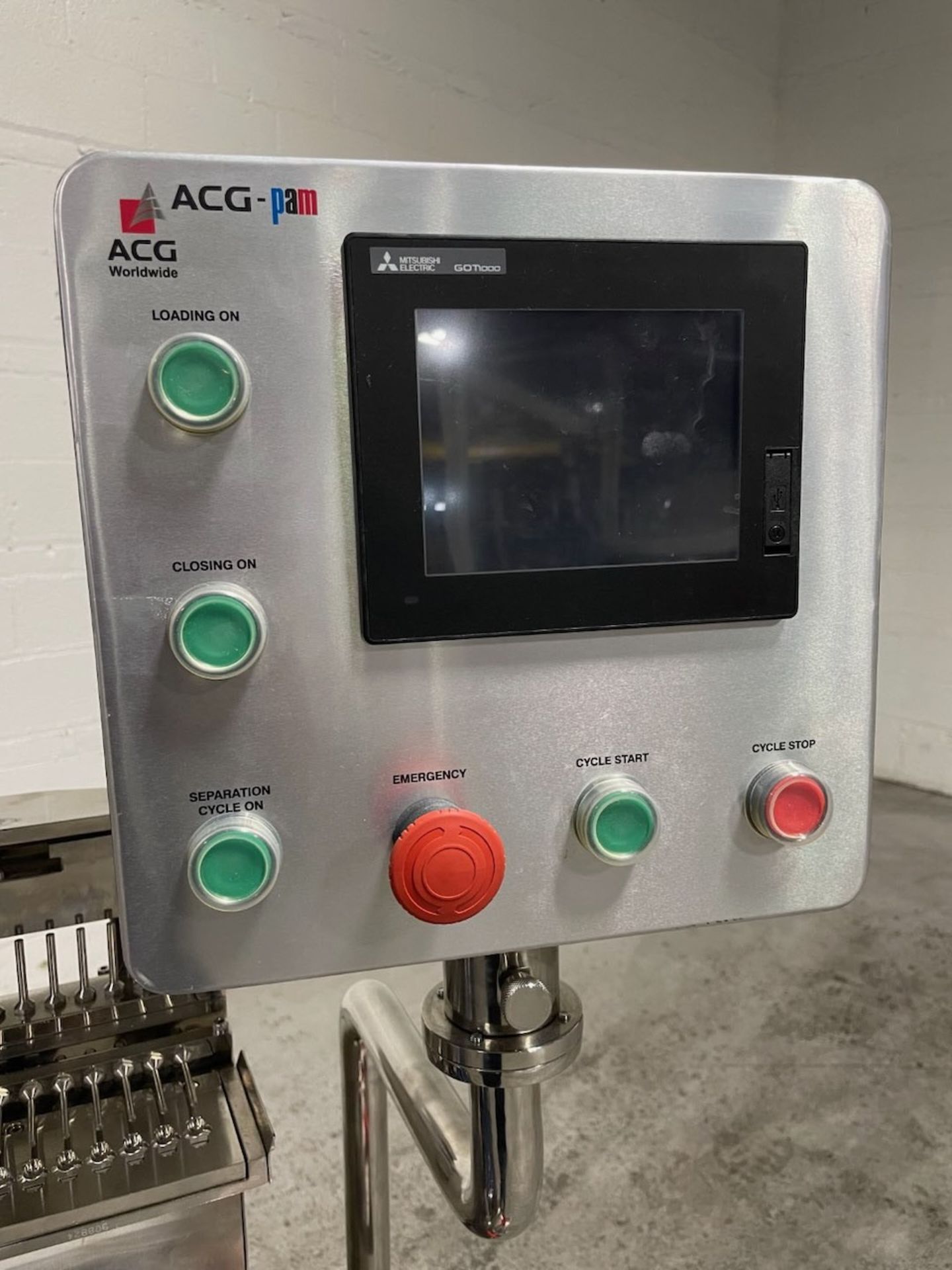 ACG Pam semi-automatic liquid filling encapsulator and bander • Model ...