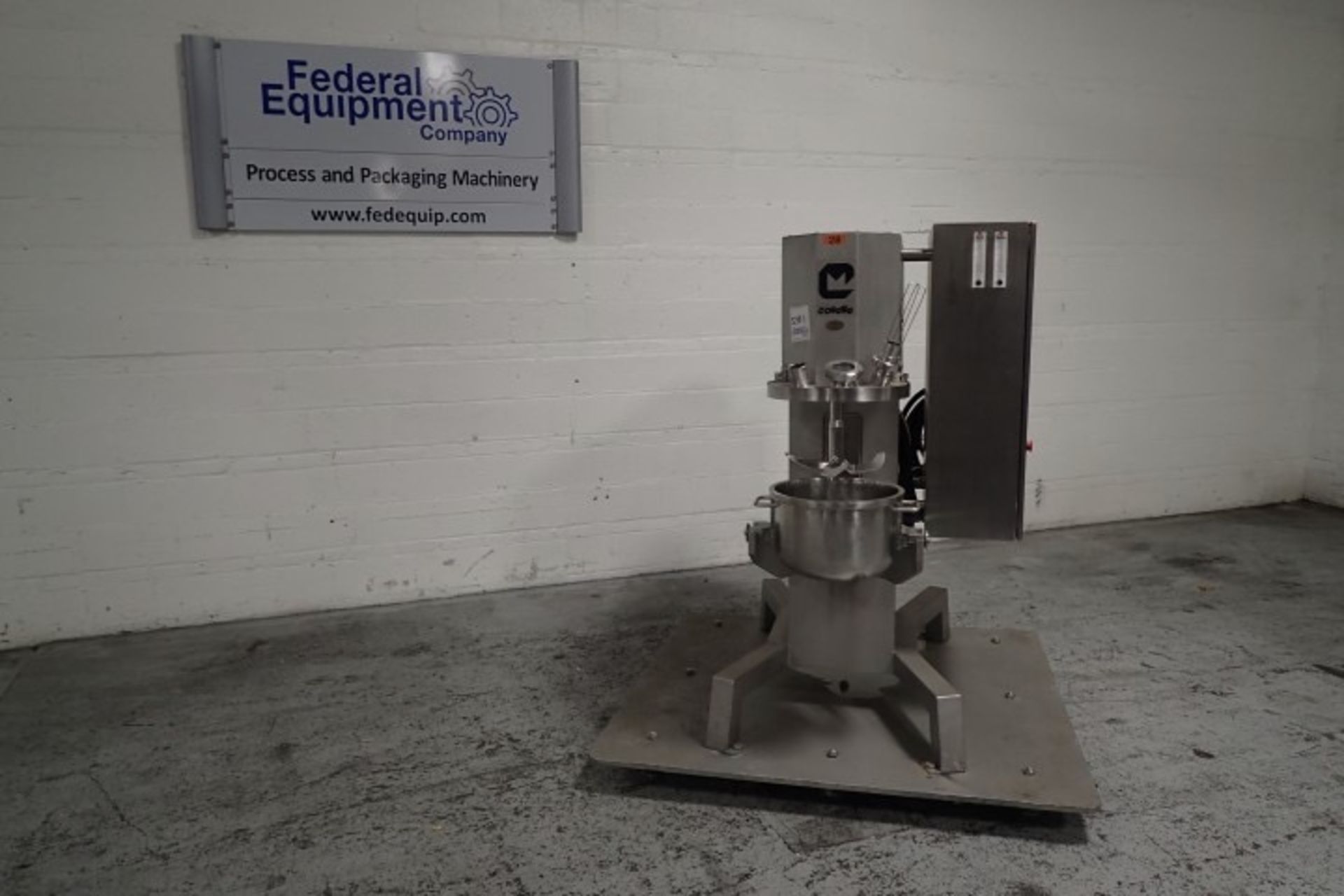 . Collette high shear mixer / granulator Model Gral 25 Stainless steel ...