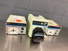 Three Cole Parmer peristaltic pumps