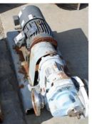 3" Waukesha Rotary Lobe Pump, S/S, 5 HP