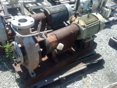 4" x 3" x 10" Duriron Centrifugal Pump, S/S, 10 HP