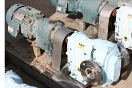 2.5" Waukesha Rotary Lobe Pump, S/S, 7.5 HP