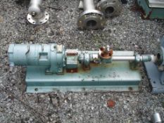 1" x 1.5" Moyno Pump, S/S, 0.5 HP