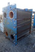 3,771 Sq Ft Graham Plate Heat Exchanger, S/S, 150#