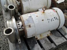 3" x 2" Waukesha Centrifugal Pump, S/S, 15 HP