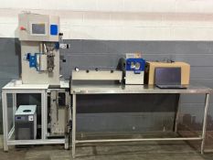 Xplore Micro Compounder continous Extrduer, model HT-15, made in 2021 with melt water bath and