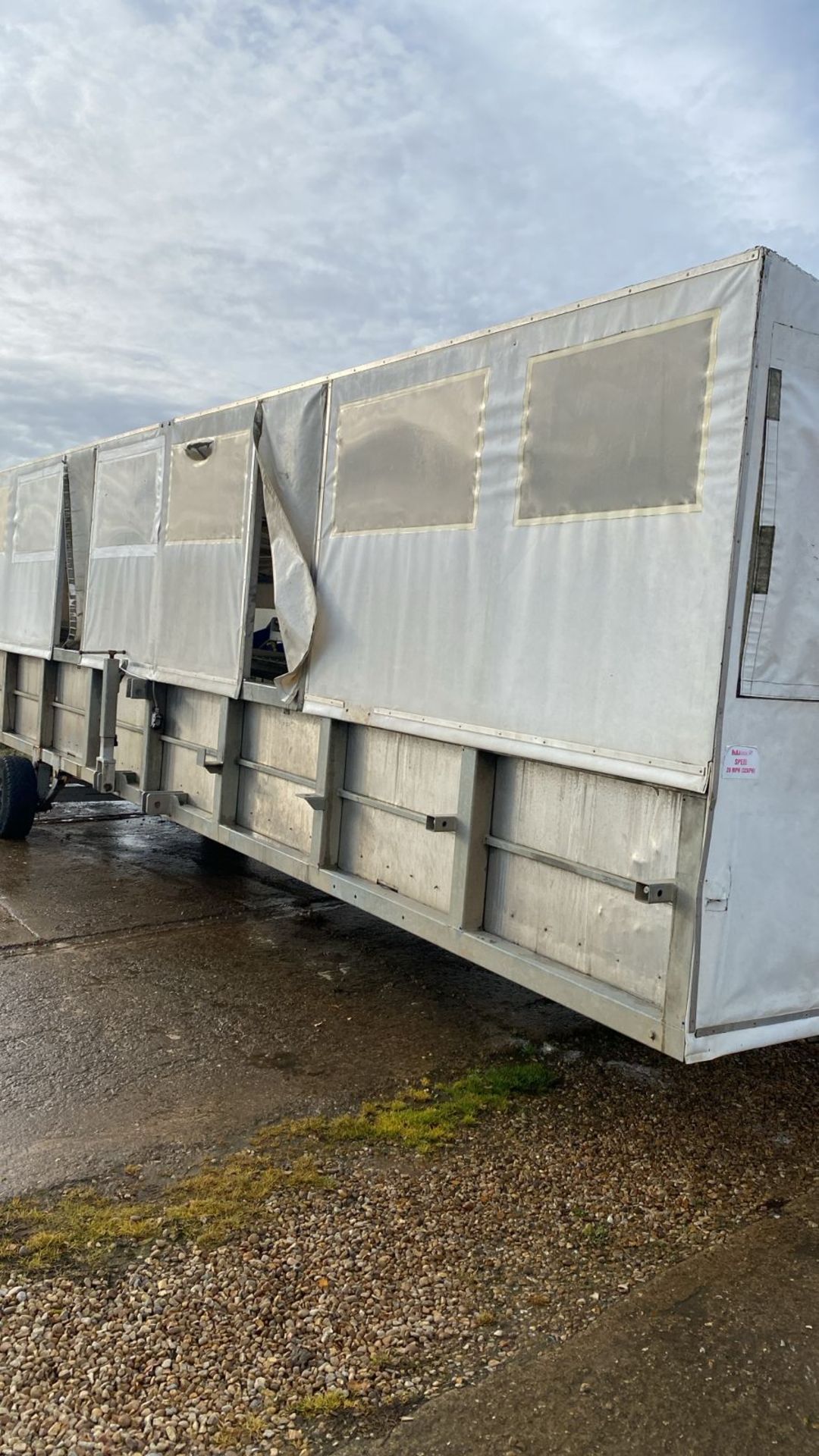 Vhs Rig 2012 VHS/MBE Fabrications Ltd veg packing rig, end tow, 11m long, 2.8m ...