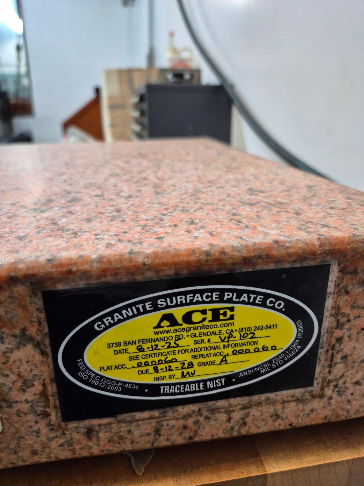 KENNEDY 5 DRAWER WORK BENCH, HUOT 5 DRAWER TAPSET CHEST, STARRETT GRANITE SURFACE BLOCK - Image 18 of 32