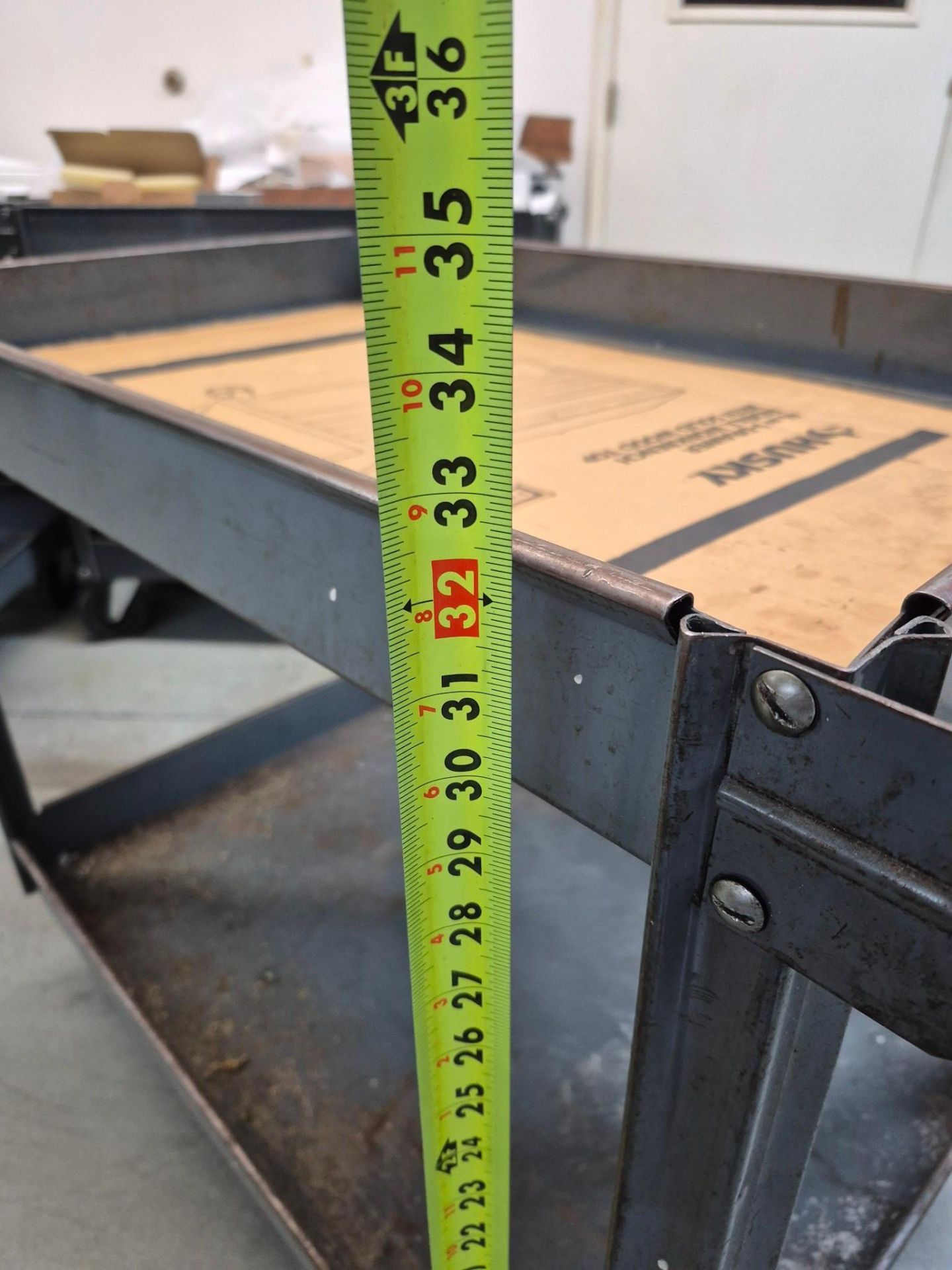 COLLECTION OF 5 METAL TOOL CARTS ON WHEELS CONTENTS INCLUDED - Image 7 of 21