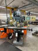 BRIDGEPORT SERIES I 2 HP EZ TRAK CNC VERTICAL MILL, BRIDGEPORT CNC CONTROL, COLD GUN, VFD