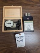 JAMES G. BIDDLE CO MECHANICAL HAND TACHOMETER, PIONEER PHOTO-TACH MODEL 36 ANALOG PHOTO-TACHOMETER