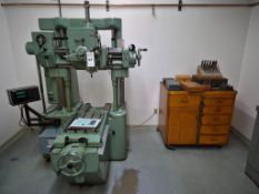 1999 SIP MP-3K JIG BORER, SONY MAGNESCALE LA10 DRO, SQUARE D 3 KVA TRANSFORMER, ALL TOOLING INCLUDED