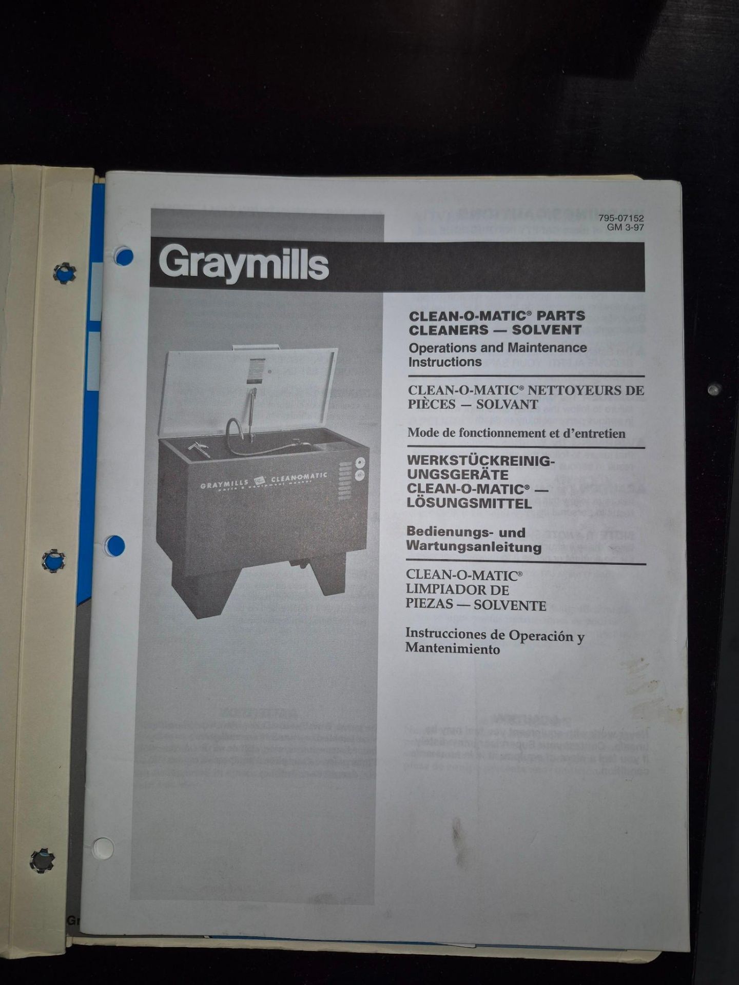 GRAYMILLS CLEAN-O-MATIC PARTS & EQUIPMENT WASHER - Image 8 of 12