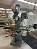 BRIDGEPORT SERIES I 2 HP VERTICAL MILL WITH BOSCH AND LOMB ACU-RITE III DRO