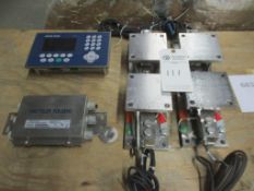 METTLER TOLEDO WEIGHING TERMINAL, (4) LOAD CELLS AND SS JUNCTION BOX