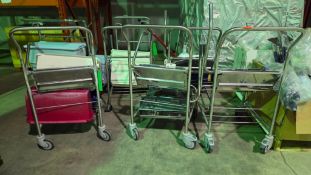 LOT OF PERFEX TRUCLEAN SANITATION & MOP CARTS