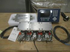 METTLER TOLEDO JUNCTION BOX, (3) LOAD CELLS AND WEIGHING TERMINAL