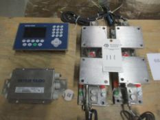 METTLER TOLEDO WEIGHING TERMINAL, (4) LOAD CELLS AND SS JUNCTION BOX