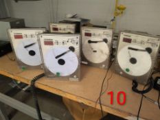 (5) OMEGA CT87HF TEMP RECORDER