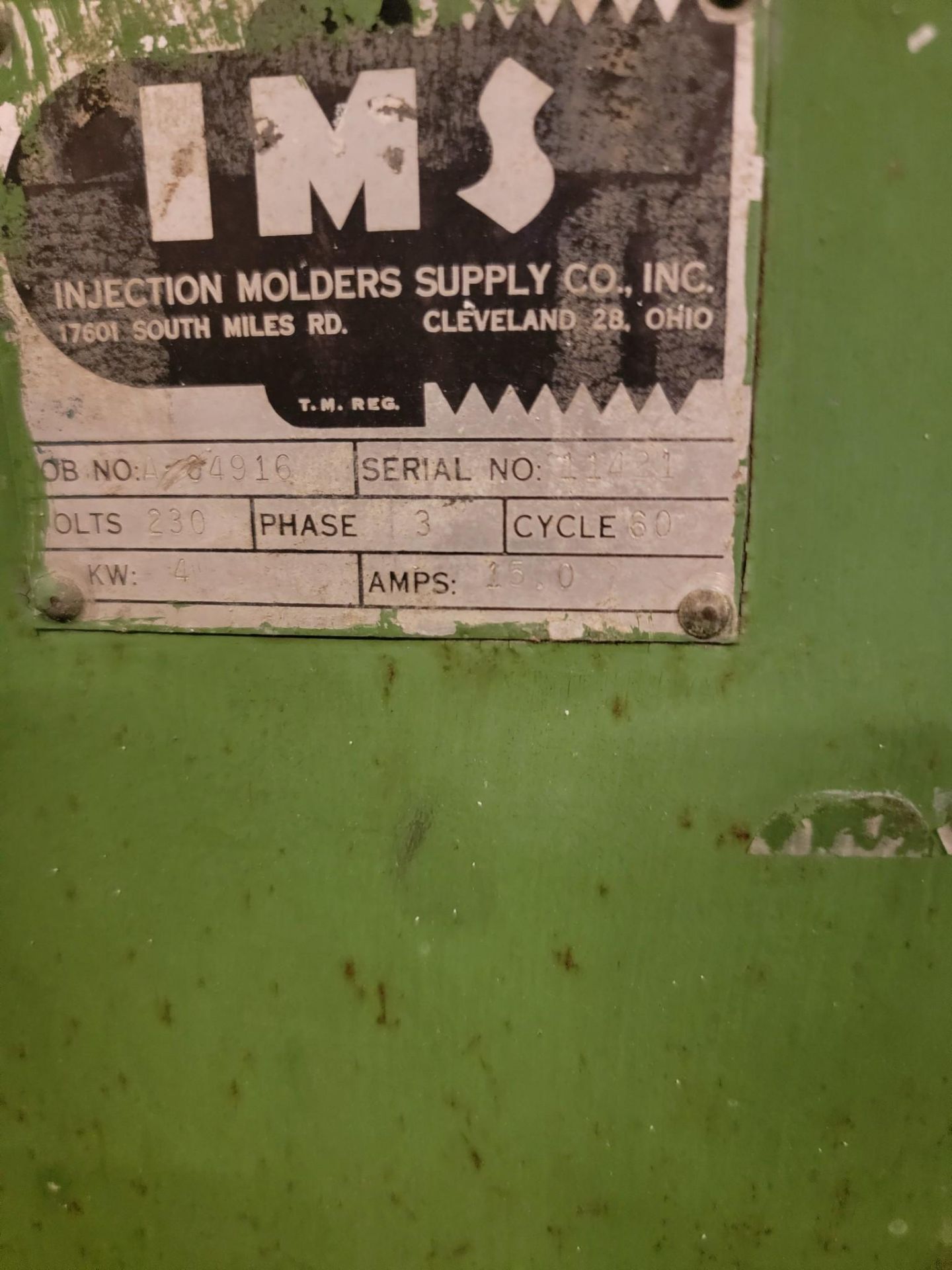 IMS INJECTION MOLDER - Image 6 of 6