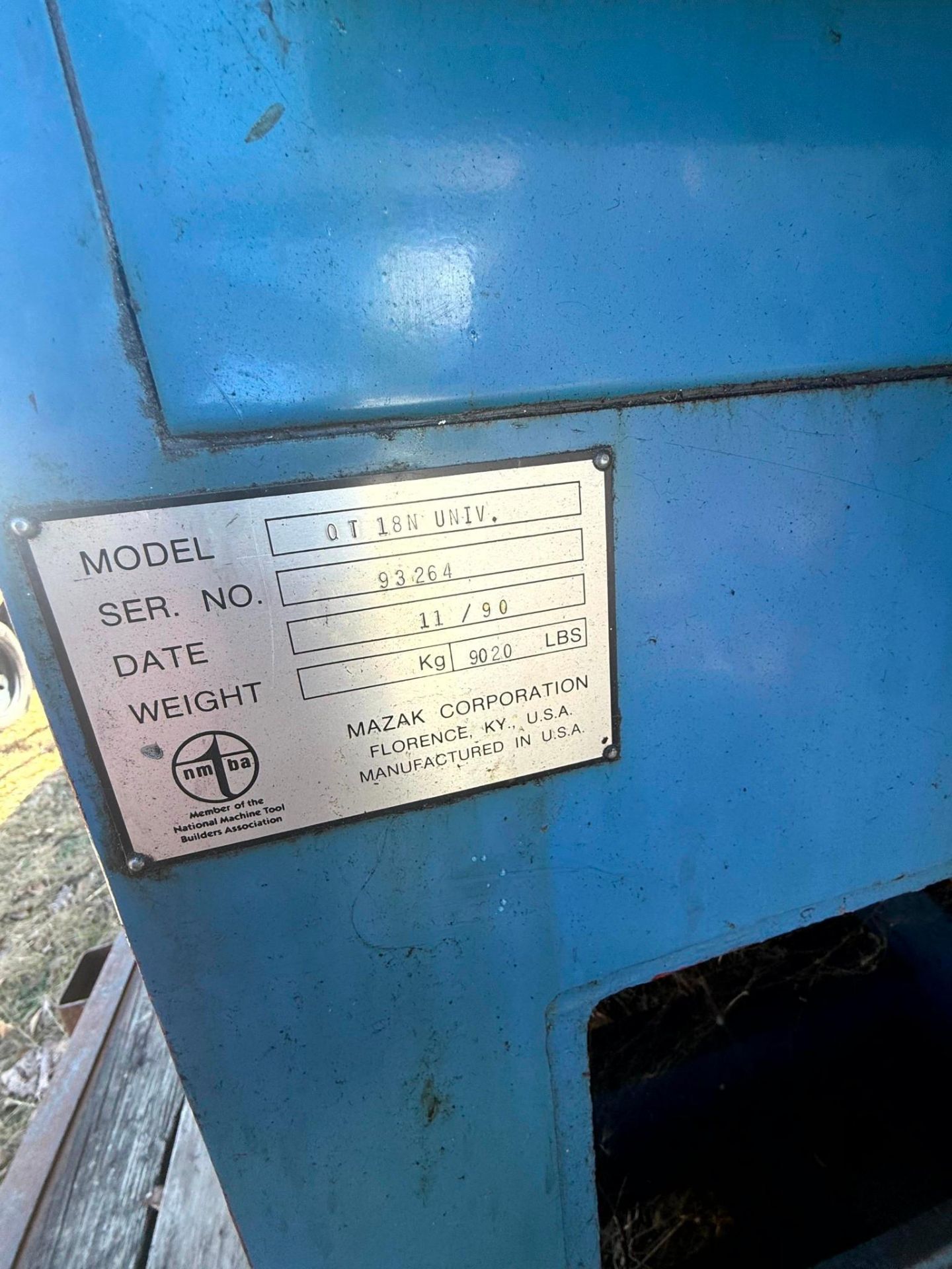 1990 MAZAK QUICK TURN 18N - MUST BE REMOVED BY FEB. 25 AT 12PM - Image 8 of 9