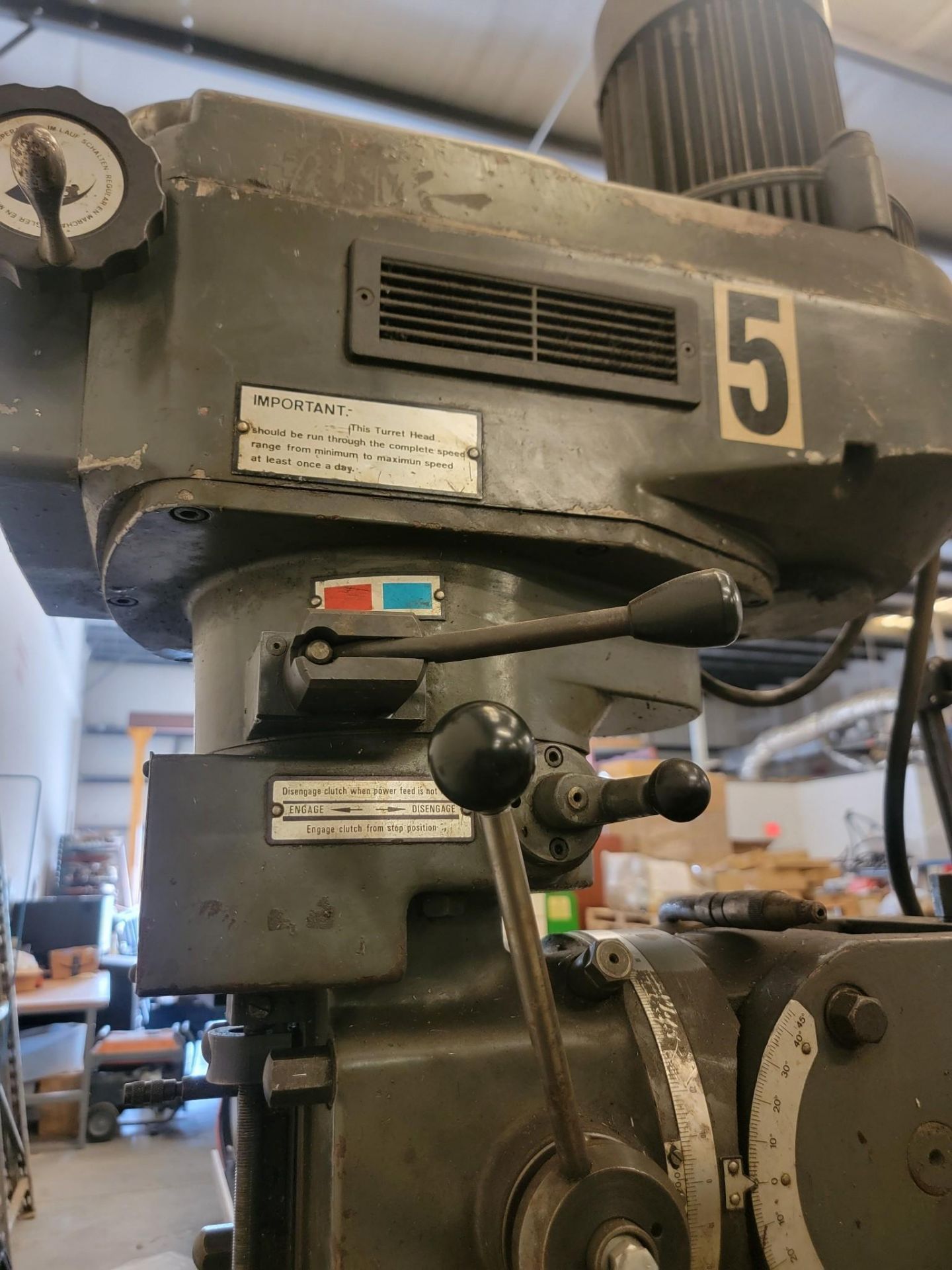 LAGUN REPUBLIC FTV-2S VERTICAL KNEE MILL - Image 9 of 15