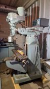 BRIDGEPORT SERIES 1 VERTICAL MILLING MACHINE W/ SONY DRO