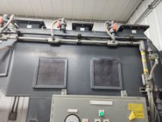 3000 CFM SIMPLE CLEAN 4- STAGE MIST ELIMINATION SYSTEM WITH ALL FILTERS, NEW ELECTRIC MOTOR 460 V.