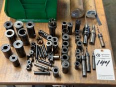ASSORTMENT OF MISC. COLLETS AND MILLING BIT HOLDERS