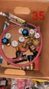 ASSORTED GAUGES AND VALVES