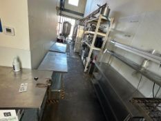 (4) REGENCY STAINLESS STEEL KITCHEN TABLES