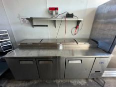 ATOSA MPF8203GR PIZZA PREP TABLE REFRIGERATOR