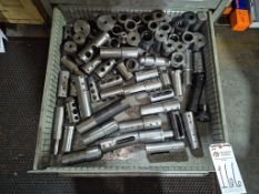 ASSORTED CNC LATHE BORING BAR, BUSHING, AND REDUCTION SLEEVES