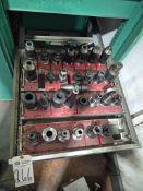 ASSORTED CAT 40 TOOL HOLDERS WITH ASSORTED TOOLING