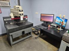 SHEFFIELD CORDAX 1805 MANUAL CMM WITH RENISHAW PROBING WITH DUAL MONITOR OPERATING PC