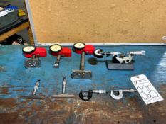 ASSORTED MITUTOYO AND STARRETT PRECISION MEASURING TOOLS