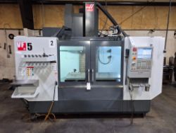 2019 HAAS VF-5/40 CNC VMC WIRED FOR 4TH AXIS, THRU-SPINDLE COOLANT AND RENISHAW PROBING