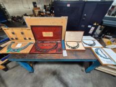 (5) STARRETT & MITUTOYO LARGE-CAPACITY OUTSIDE MICROMETERS