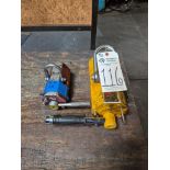 PML-6 1,200 LB CAP PERMANENT MAGNETIC LIFTER & TECHNIKS EZ-LIFT ELM-300 600LB CAP LIFTING MAGNET
