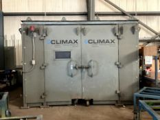 CALDER MODULAR TESTING ENCLOSURE WITH LORIMER CORPORATION PORTABLE PRESSURE TEST UNIT