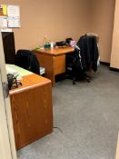 ASSORTED OFFICE FURNITURE * CHAIRS AND CONTENTS NOT INCLUDED