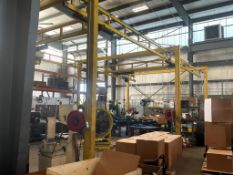 4000 POUND CAPACITY BRIDGE CRANE WITH COFFING CHAIN HOIST