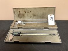 MITUTOYO DIAL CALIPERS AND DIGITAL CALIPERS