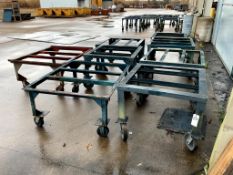 (8) HEAVY-DUTY INDUSTRIAL ROLLING BASES