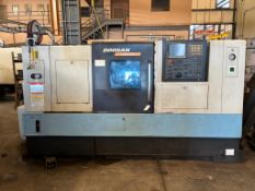 2012 DOOSAN PUMA 300C CNC LATHE / TURNING CENTER WITH LNS TURBO HB CHIP CONVEYOR