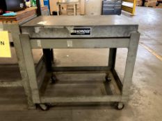 STANDRIGE GRANITE SURFACE PLATE WITH ROLLING CART