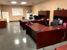 ASSORTED OFFICE FURNITURE * CHAIRS AND CONTENTS NOT INCLUDED