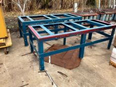 (2) HEAVY-DUTY STEEL BASES